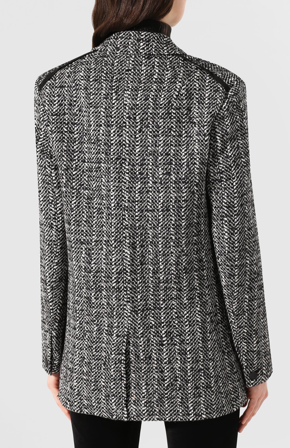 Жакет RAG AND BONE черно-белого цвета по цене 99300 руб., арт. WAW19H4009MX09, фото 4 Жакет RAG AND BONE, арт. WAW19H4009MX09, фото 4