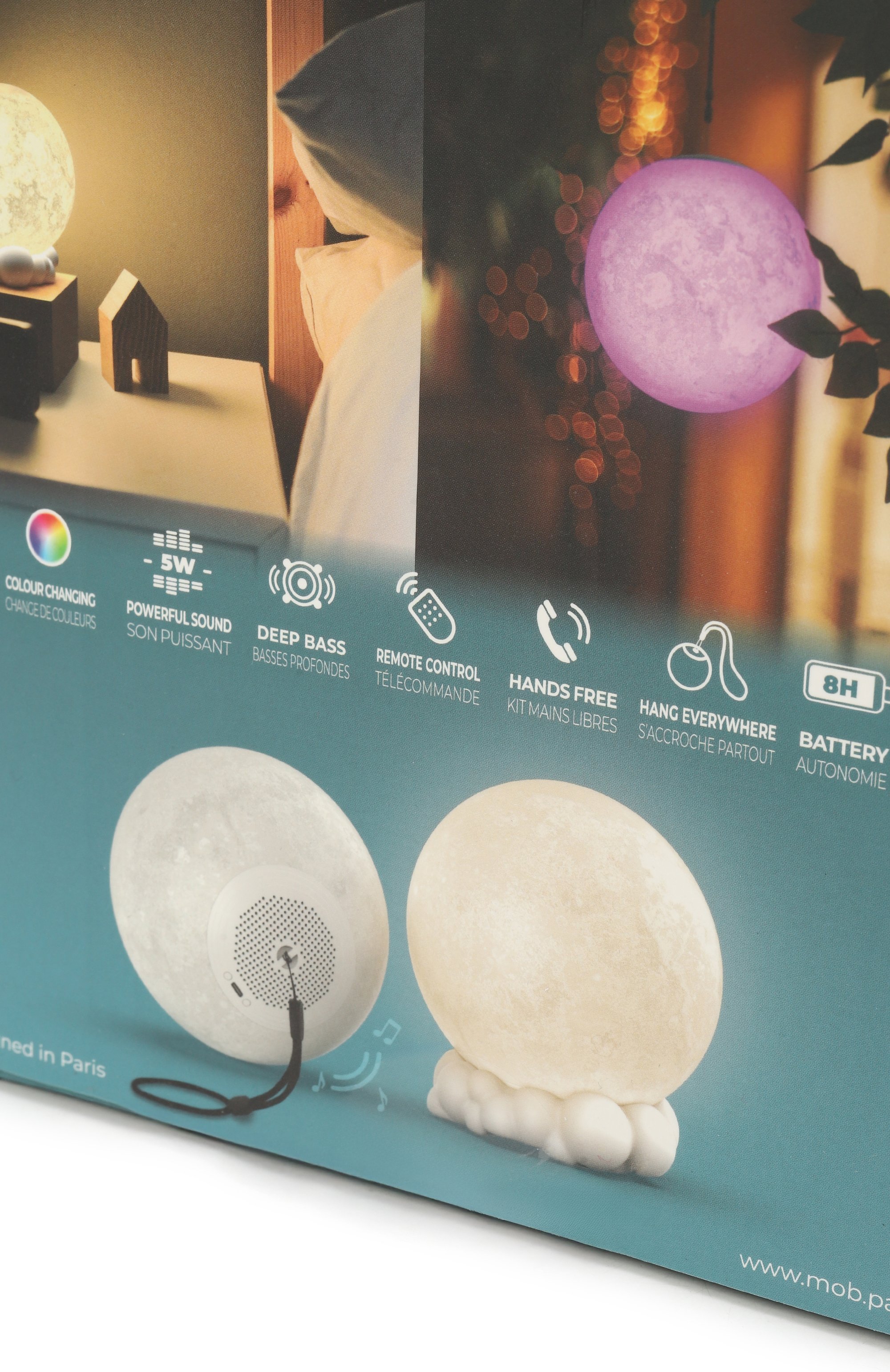 Светильник-колонка moony PLAYFOREVER разноцветного цвета по цене 8590 руб., арт. MY-SPK-02, фото 2 Светильник-колонка moony PLAYFOREVER, арт. MY-SPK-02, фото 2