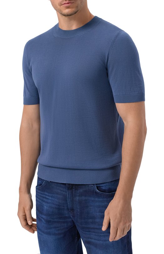 Шерстяной джемпер BOSS 50560476 Синий  50560476 Фото 3