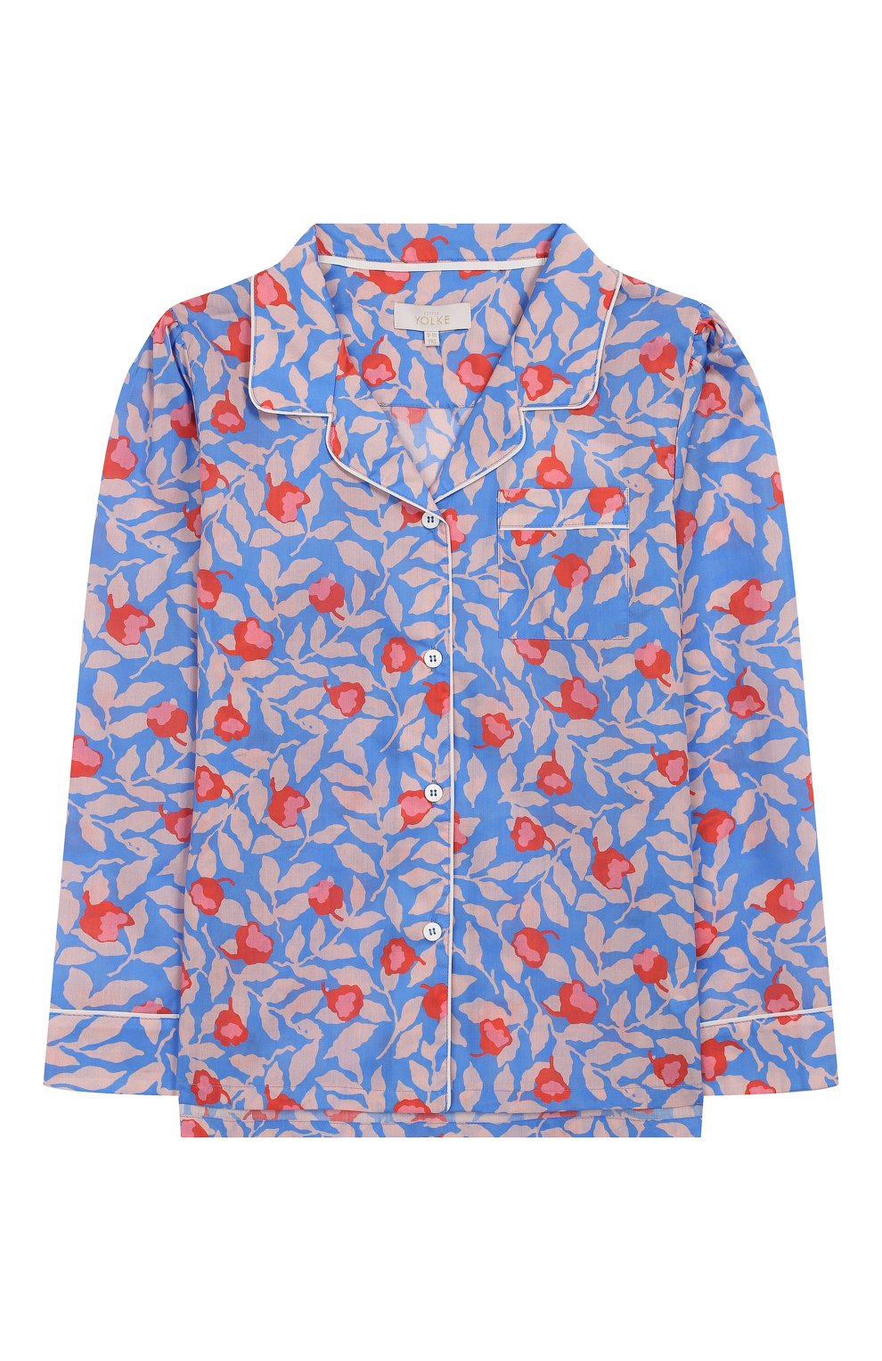 Хлопковая пижама LITTLE YOLKE, арт. AW19-12C-NE-FL/9-12Y, фото 3