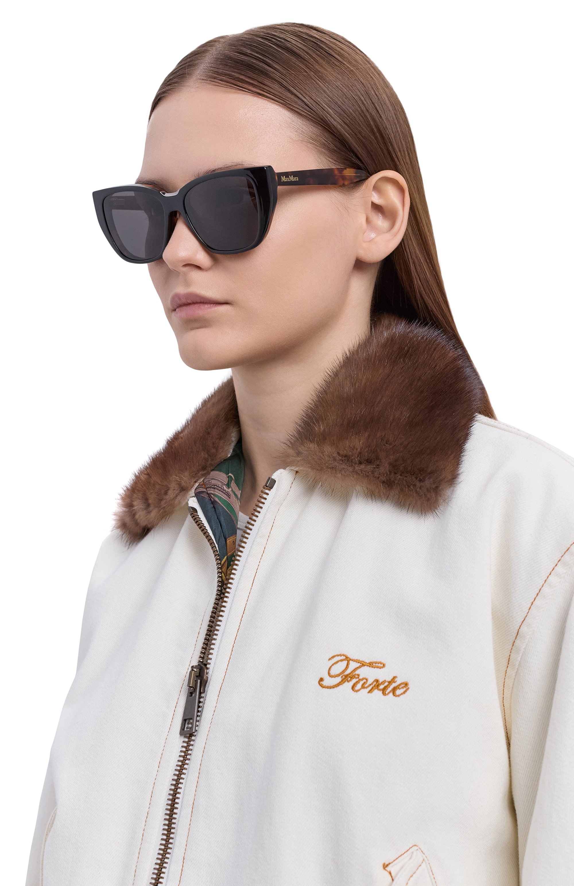 Оправа с клипоном MAX MARA коричневого цвета по цене 26400 руб., арт. MM5212 052, фото 3 Оправа с клипоном MAX MARA, арт. MM5212 052, фото 3