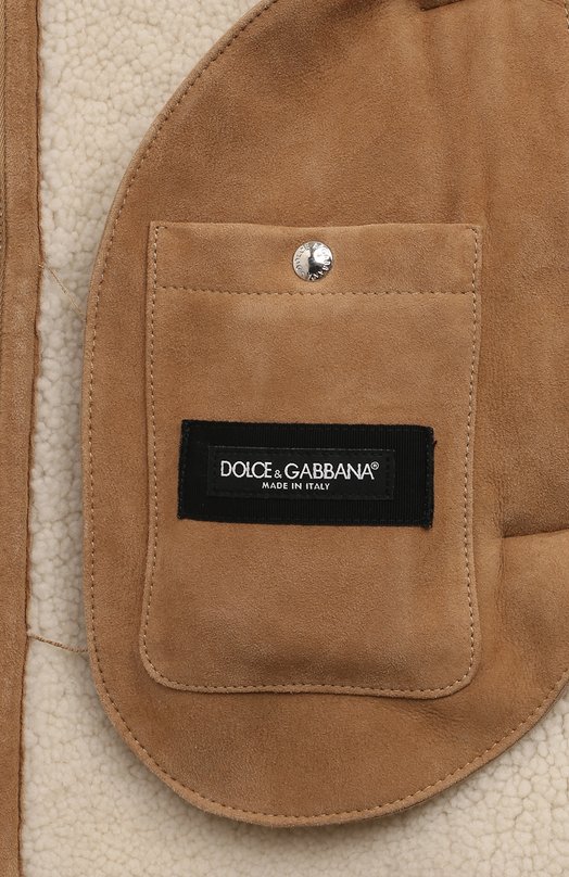 Дубленка Dolce & Gabbana G9ATXL/FUP81 Бежевый  G9ATXL/FUP81 Фото 6