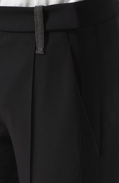 Укороченные шерстяные брюки со стрелками BRUNELLO CUCINELLI, арт. M0W07P6787, фото 5