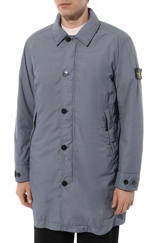 фото Утепленный плащ stone island