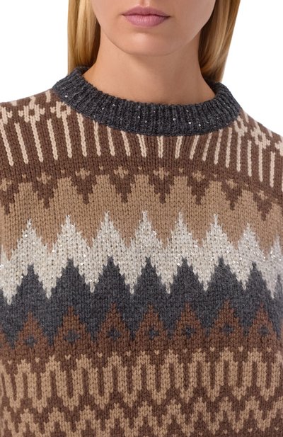 Кашемировый свитер BRUNELLO CUCINELLI, арт. M52371900, фото 5