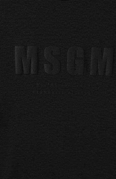 Хлопковая футболка MSGM KIDS, арт. S5MSJUTH170, фото 3
