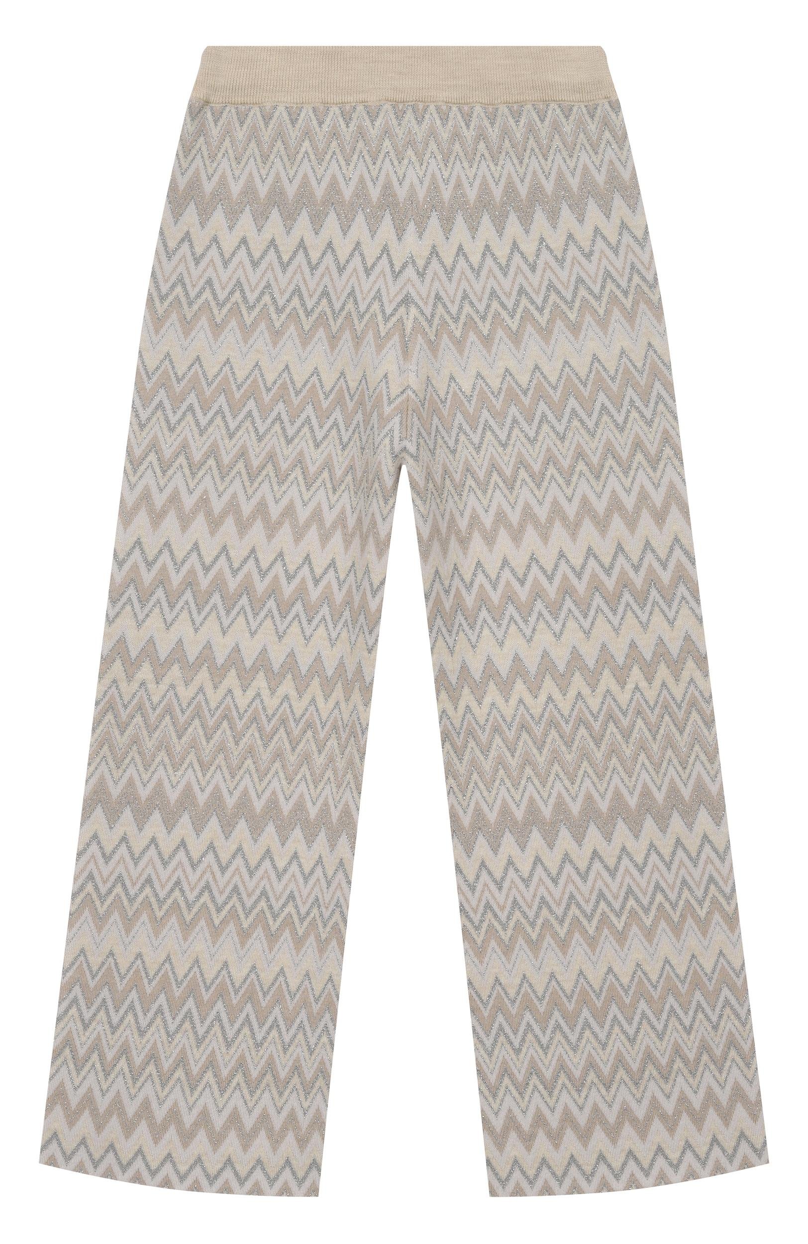 Шерстяные брюки MISSONI светло-бежевого цвета по цене 55700 руб., арт. MZ6B80/W0028, фото 2 Шерстяные брюки MISSONI, арт. MZ6B80/W0028, фото 2