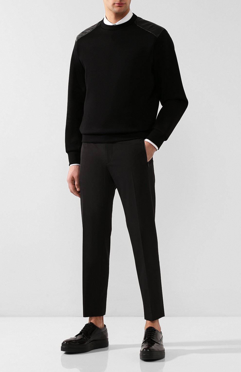 Кожаные дерби PRADA, арт. 2EE285-P39-F0397, фото 2