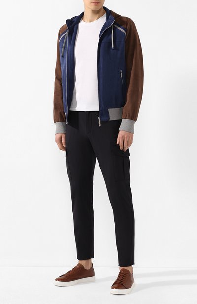 Замшевый бомбер ELEVENTY PLATINUM, арт. A75GBTA21 PEL0A011, фото 2