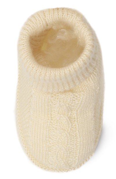 Пинетки из шелка и кашемира BABY T, арт. 24AIR893SA, фото 4