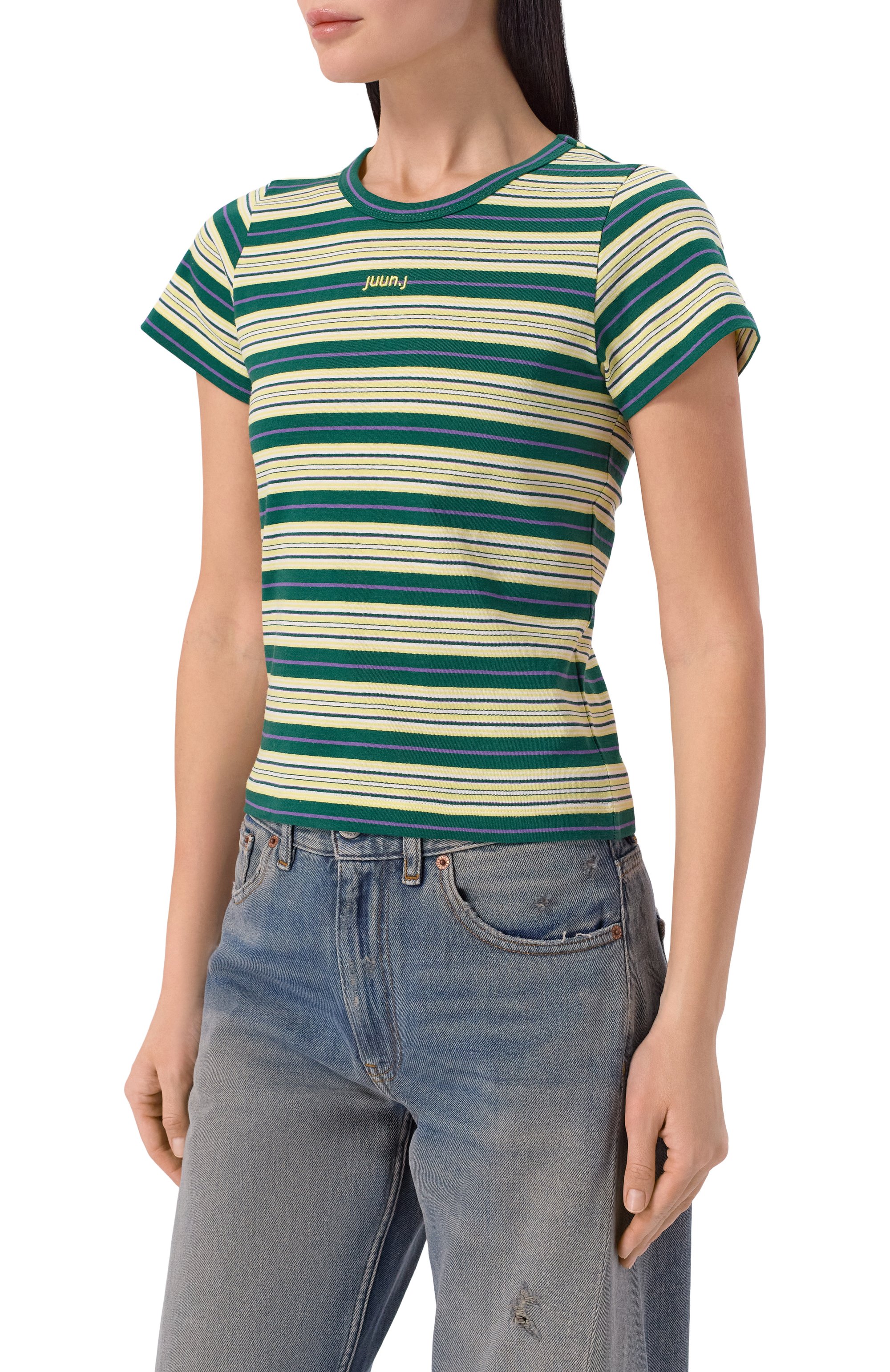 Хлопковая футболка JUUN.J, арт. JW6242W01, фото 3