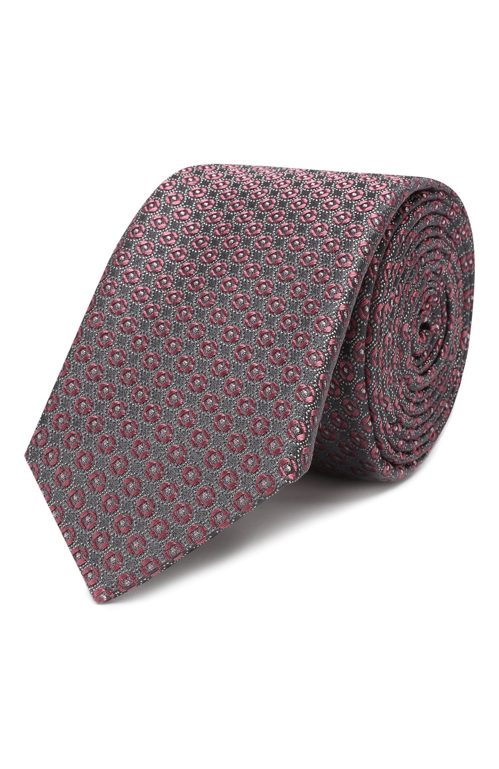 Шелковый галстук DOLCE & GABBANA серого цвета по цене 23450 руб., арт. GT149E/FJ1FU, фото 1 Шелковый галстук DOLCE & GABBANA, арт. GT149E/FJ1FU, фото 1