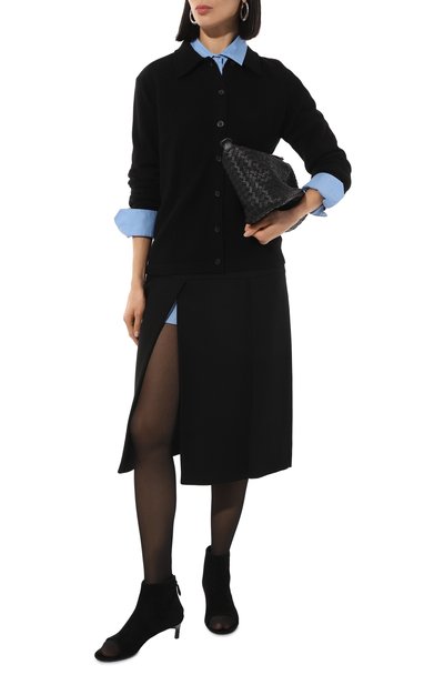 Замшевые ботильоны MIU MIU, арт. 5TK060F045008 F0002, фото 2