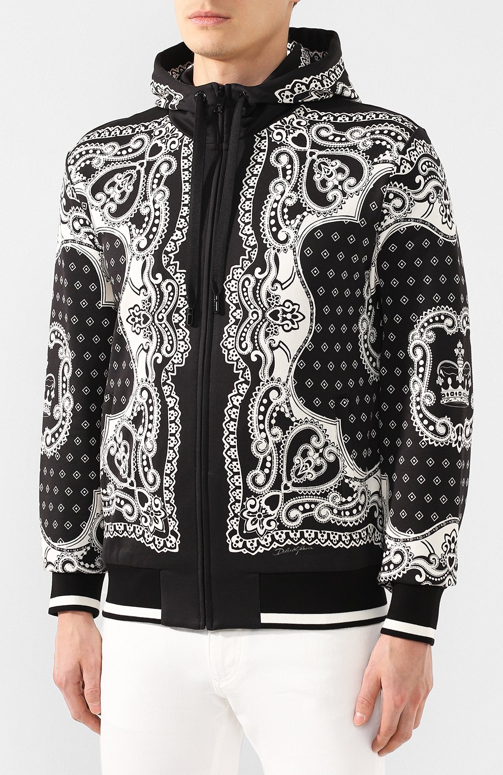 Хлопковая толстовка DOLCE & GABBANA, арт. G9QW4T/FI7IP, фото 3