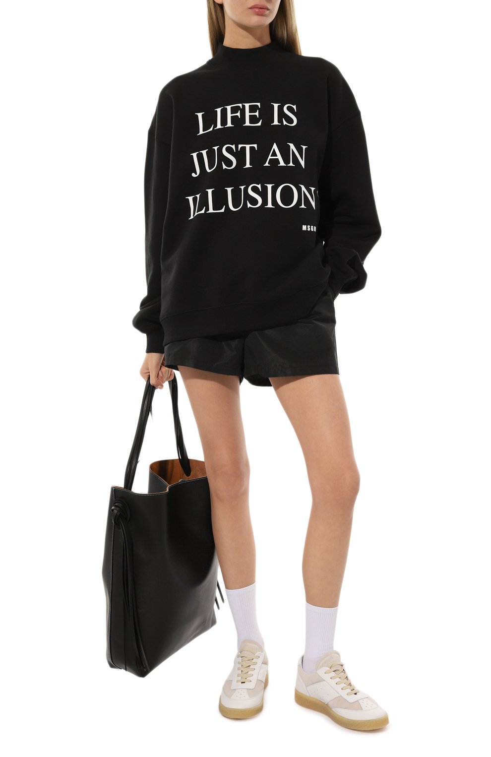 Хлопковый свитшот MSGM, арт. 3542MDM92/237999, фото 2