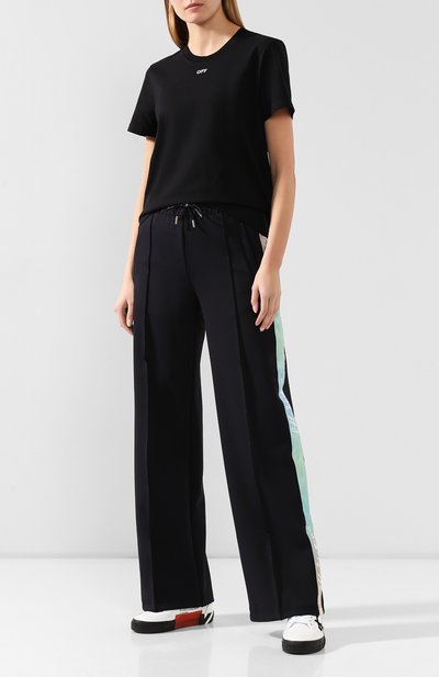 Брюки с лам пасами OFF-WHITE, арт. 0WCH005E19E620771000, фото 2