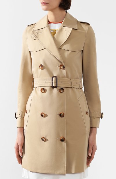 Хлопковый тренч BURBERRY, арт. 8016826, фото 3