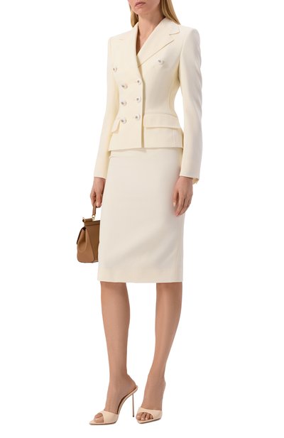 Шерстяная юбка DOLCE & GABBANA, арт. F4CJGT/FUBGC, фото 2