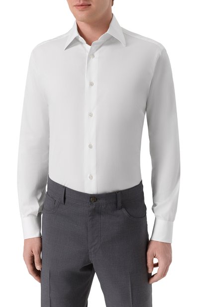 Хлопковая сорочка BRIONI, арт. RCB40M/P90C3, фото 3