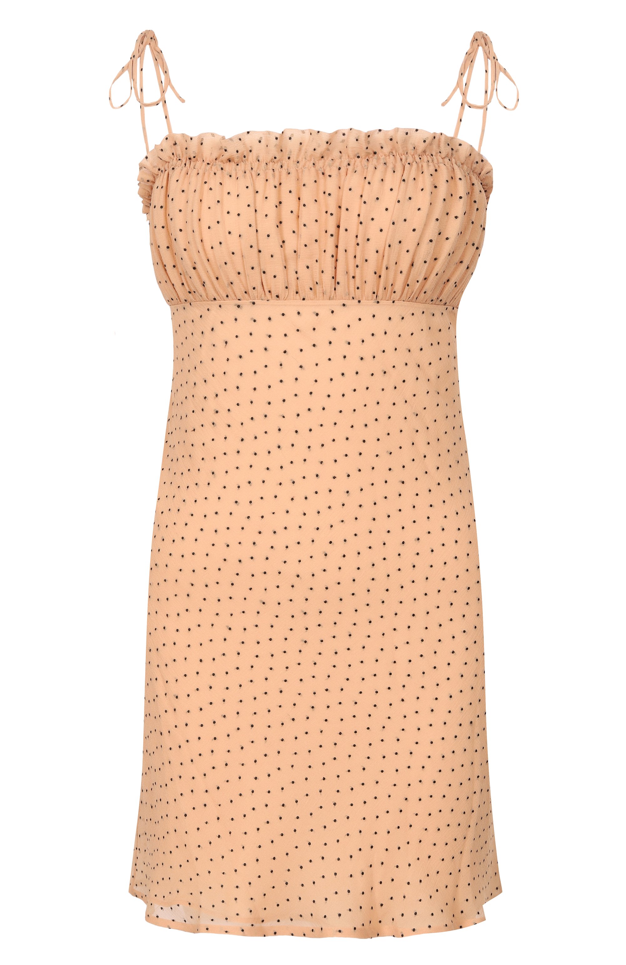 Платье из шелка и вискозы SAINT LAURENT, арт. 859951/Y3H82, фото 1