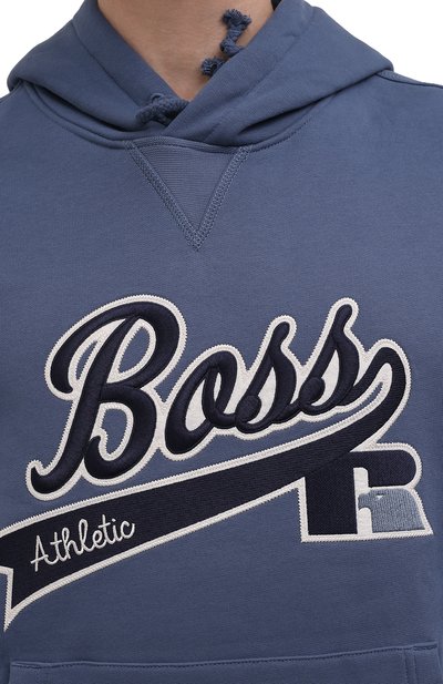 Хлопковое худи boss x russell athletic BOSS, арт. 50463556, фото 5