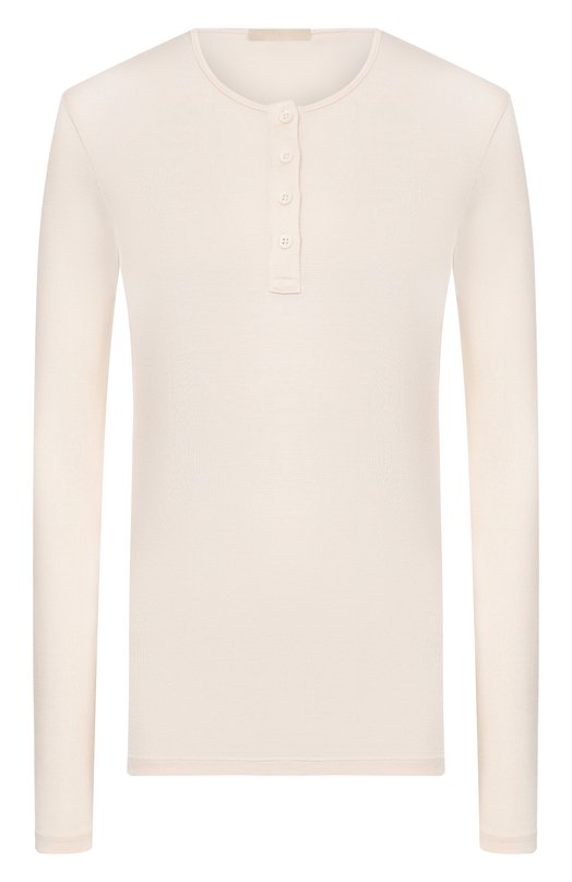 Лонгслив из шелка 12 STOREEZ 136691 Кремовый 136691