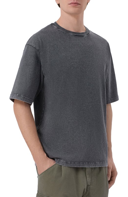 Хлопковая футболка White Sand 26SU40/650-DT Серый  26SU40/650-DT Фото 3