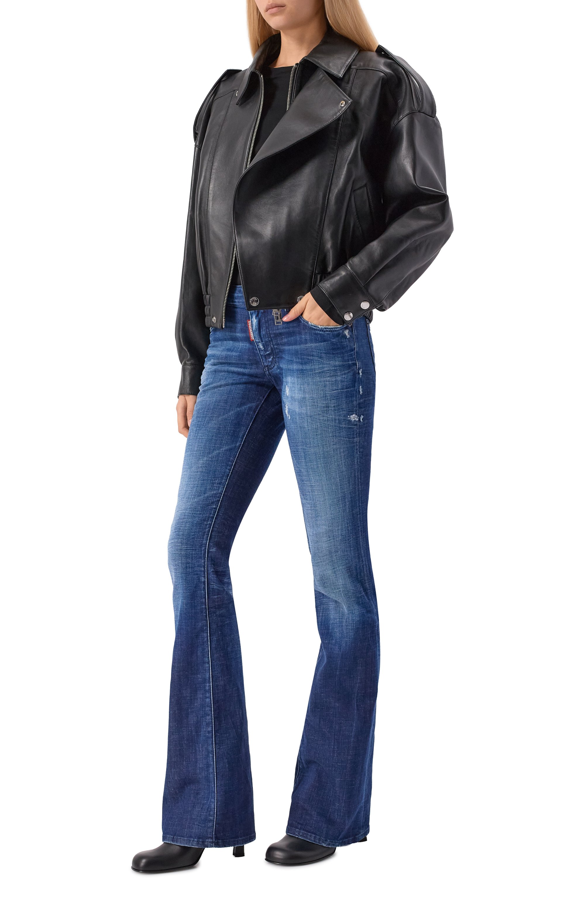 Джинсы medium waist flare DSQUARED2, арт. S75LB1077/D30010, фото 2