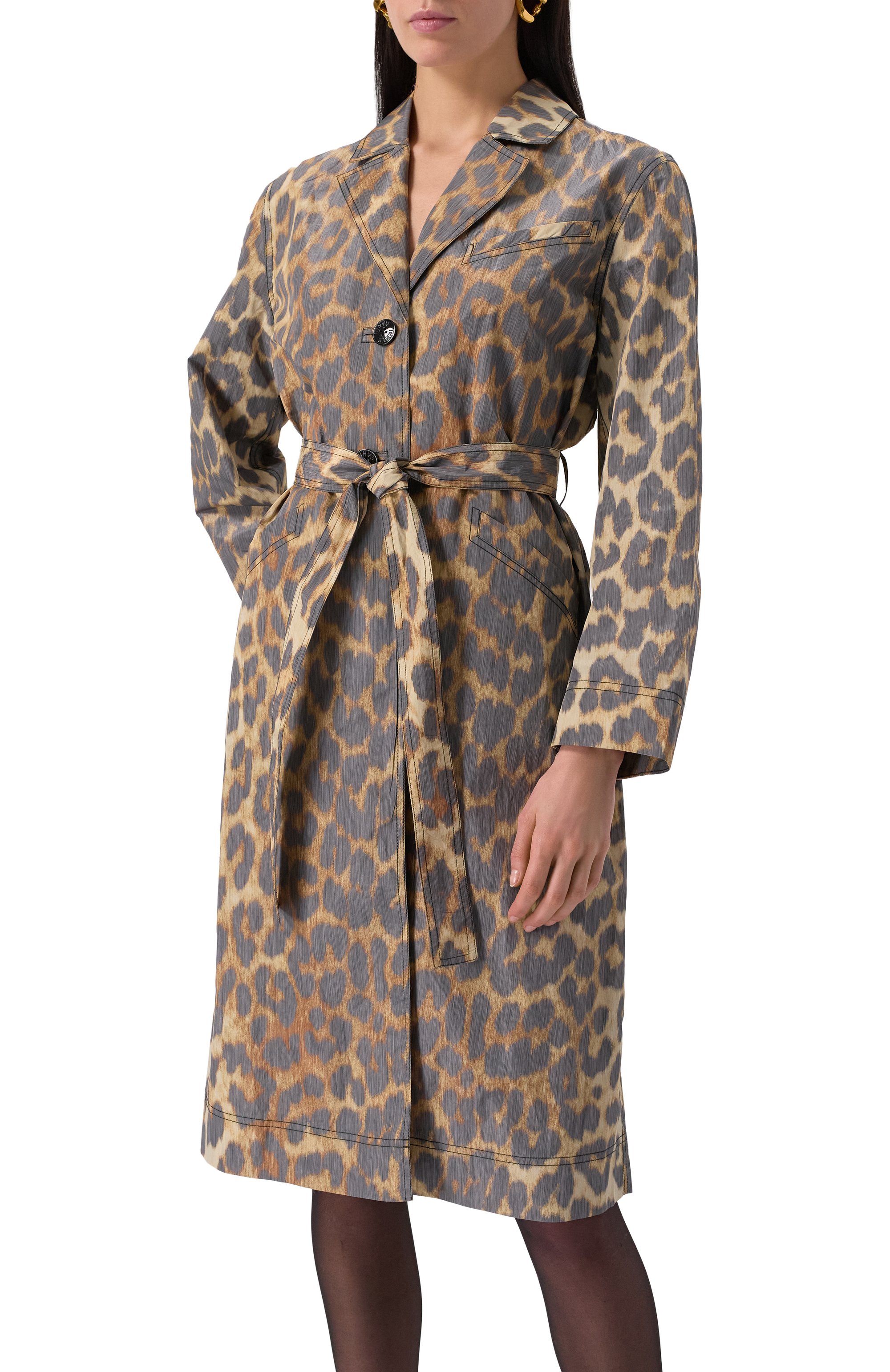 Плащ GANNI, арт. F8616, фото 3