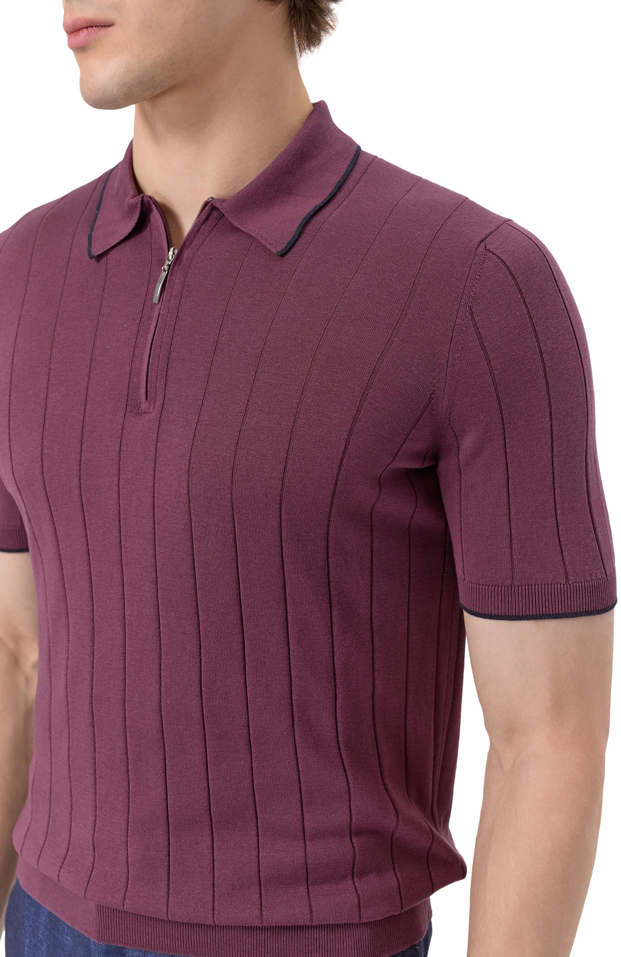 Шелковое поло GRAN SASSO, арт. 43128/23510, фото 5