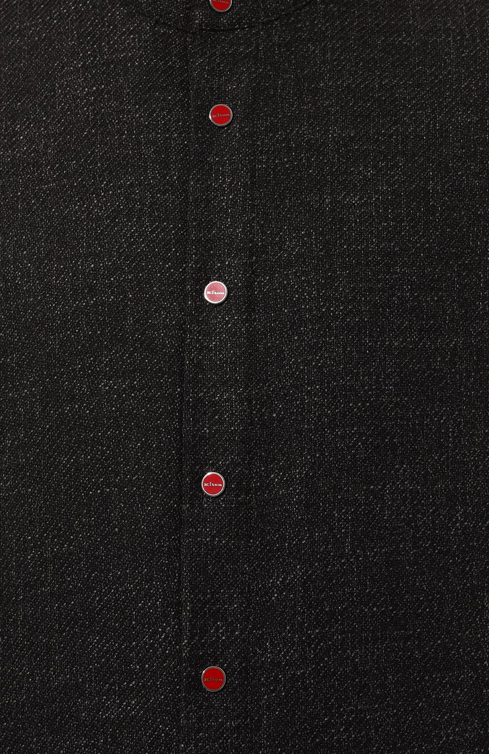 Рубашка из шерсти и шелка KITON, арт. UMCPETEK0170E02, фото 5