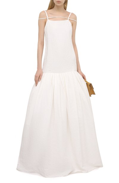 Льняное платье JACQUEMUS, арт. 211DR23/108114, фото 2