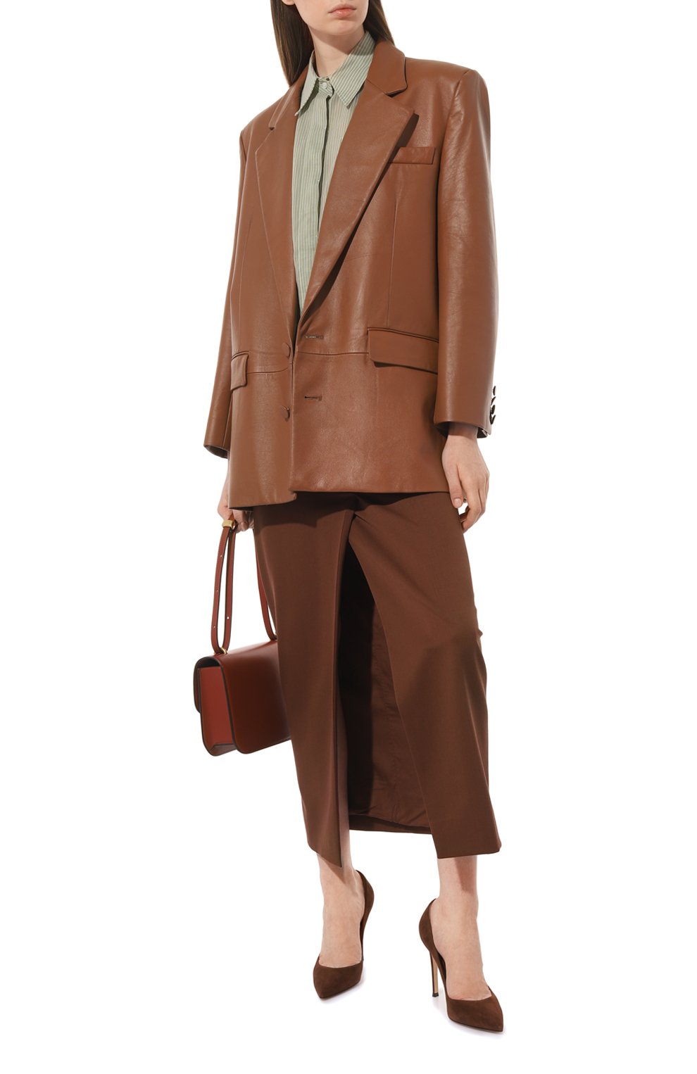 Замшевые туфли gianvito 105 GIANVITO ROSSI, арт. G28470.15RIC.CAMBR0W, фото 2