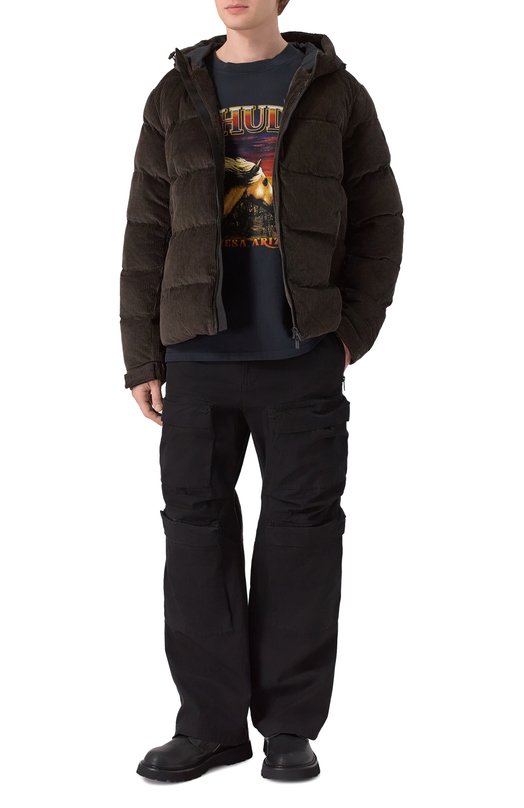 Вельветовый пуховик MC2 Saint Barth MAIE003-00029I/MAIER P0CKET C0RDUR0Y Коричневый  MAIE003-00029I/MAIER P0CKET C0RDUR0Y Фото 2