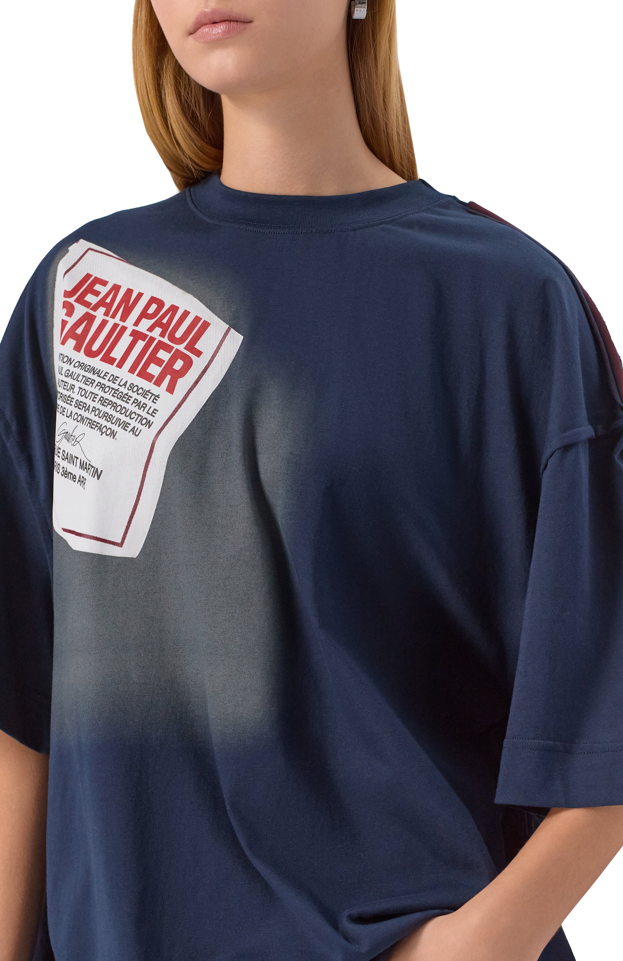 Хлопковая футболка JEAN PAUL GAULTIER, арт. 25/04-U-T0344/J017, фото 5