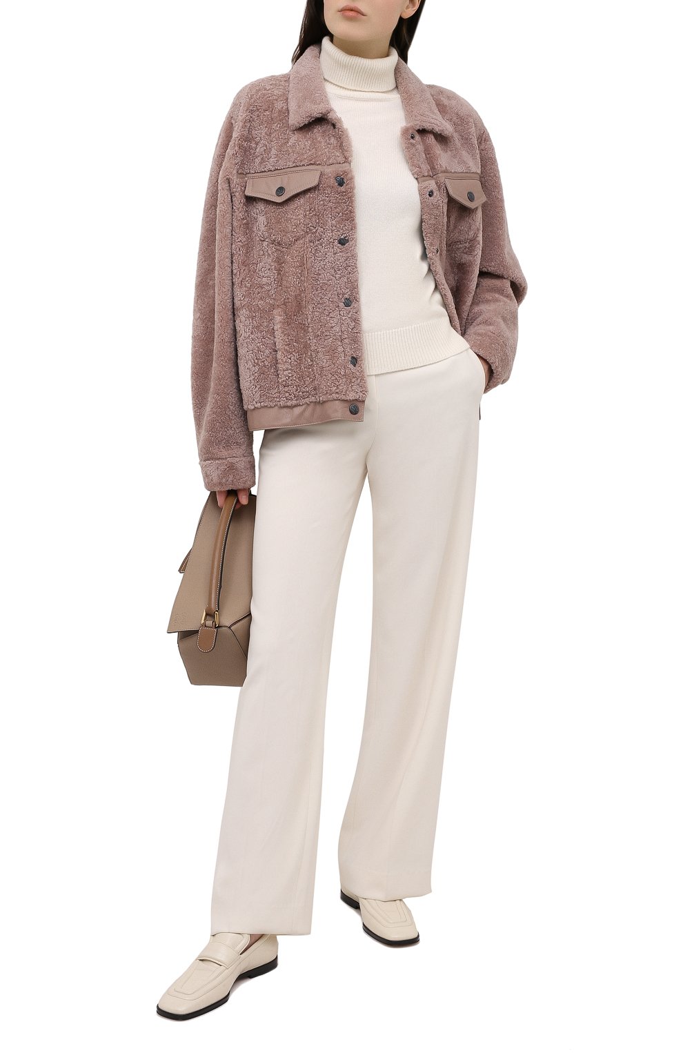 Дубленка SIMONETTA RAVIZZA розового цвета по цене 185500 руб., арт. S01JA20H1/CT685, фото 2 Дубленка SIMONETTA RAVIZZA, арт. S01JA20H1/CT685, фото 2