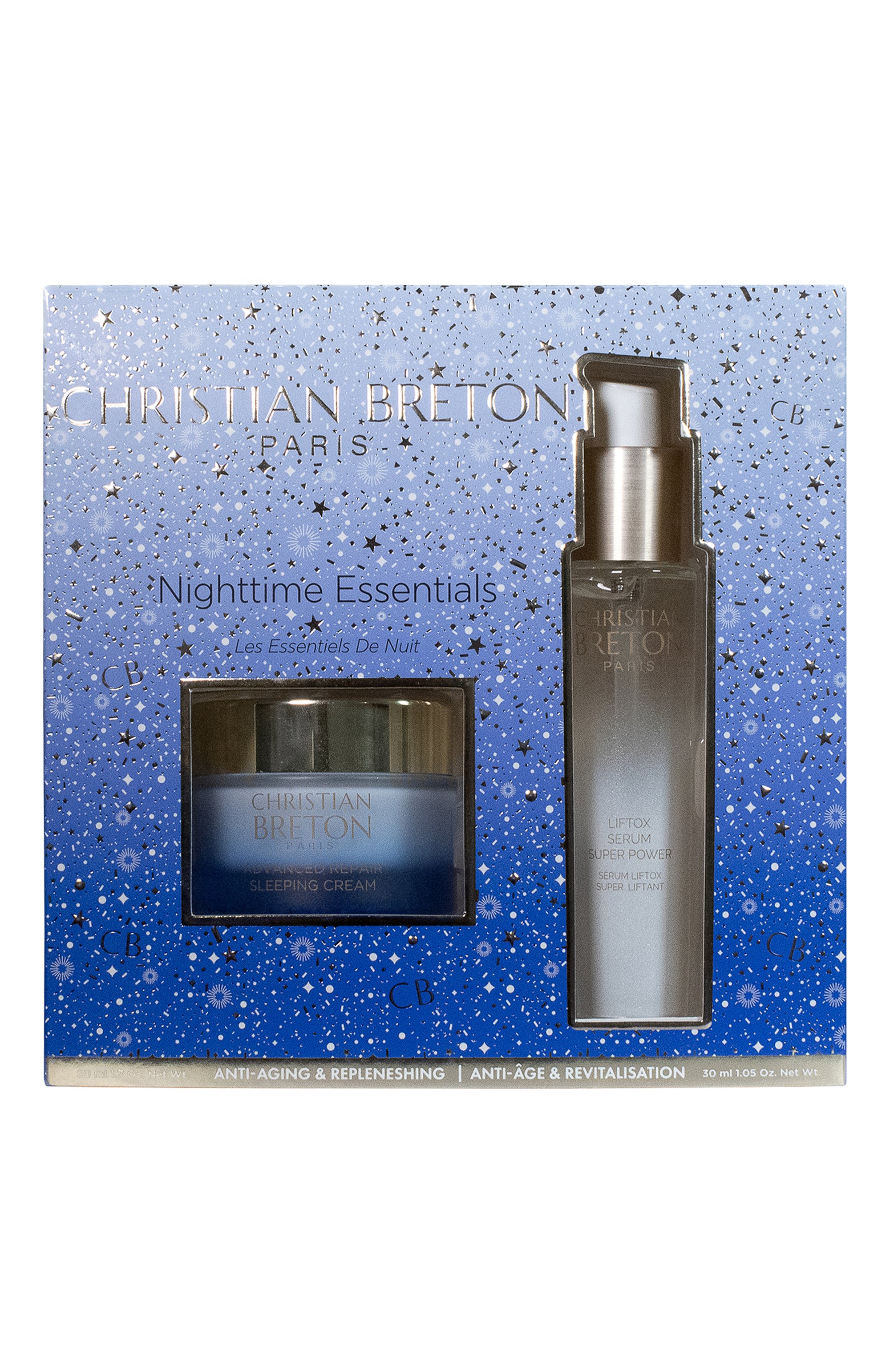 Набор «мультифункциональный восстанавливающий ночной уход» (30+50ml) CHRISTIAN BRETON, арт. 3556500002053, фото 1