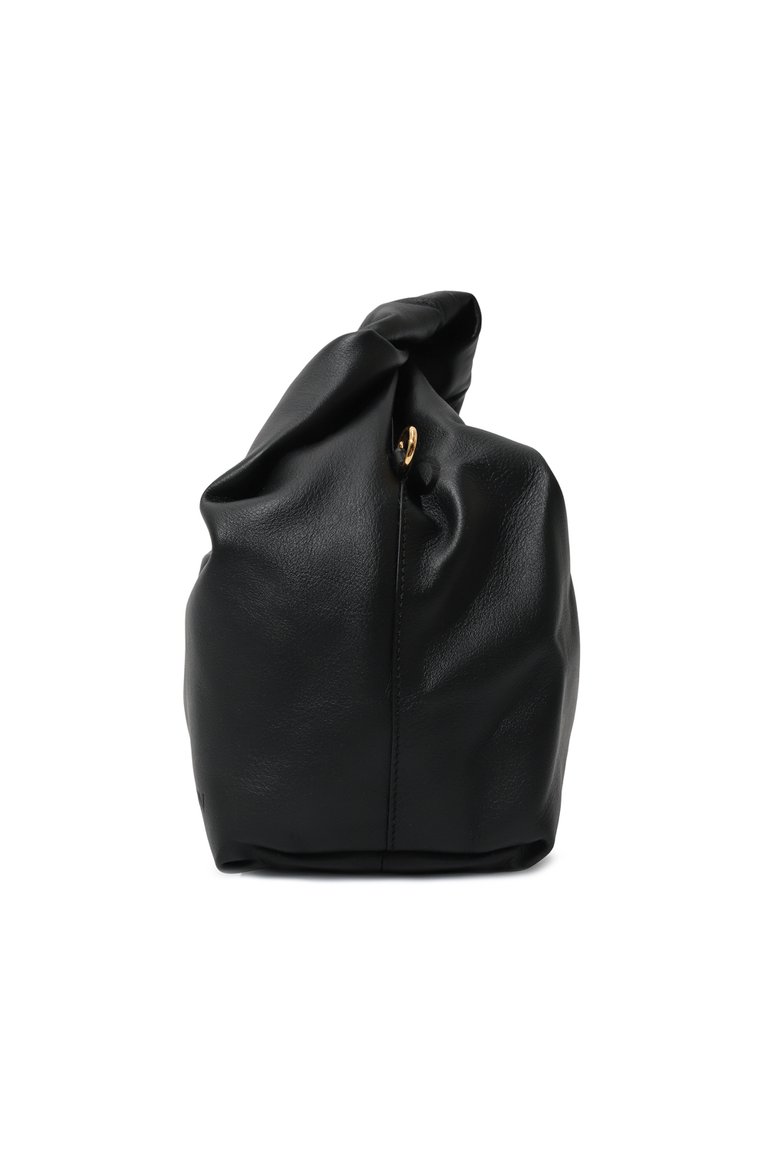 Женская сумка twister JW ANDERSON черного цвета, арт. HB0541 LA0246 | Фото 4 (Сумки-технические: Сумки через плечо, Сумки top-handle; Размер: medium; Материал: Натуральная кожа; Материал сплава: Проставлено; Драгоценные камни: Проставлено)