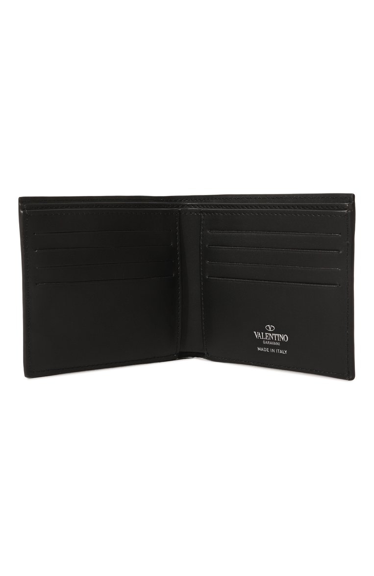 Мужской кожаное портмоне VALENTINO черного цвета, арт. 1Y2P0654/LVN0NI | Фото 3 (Материал: Натуральная кожа; Нос: Не проставлено; Региональные ограничения белый список (Axapta Mercury): Не проставлено)