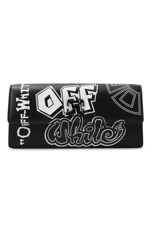 Сумка Jitney 1.0 Off-White 0WNN172S25LEA0021001 Чёрный 0WNN172S25LEA0021001