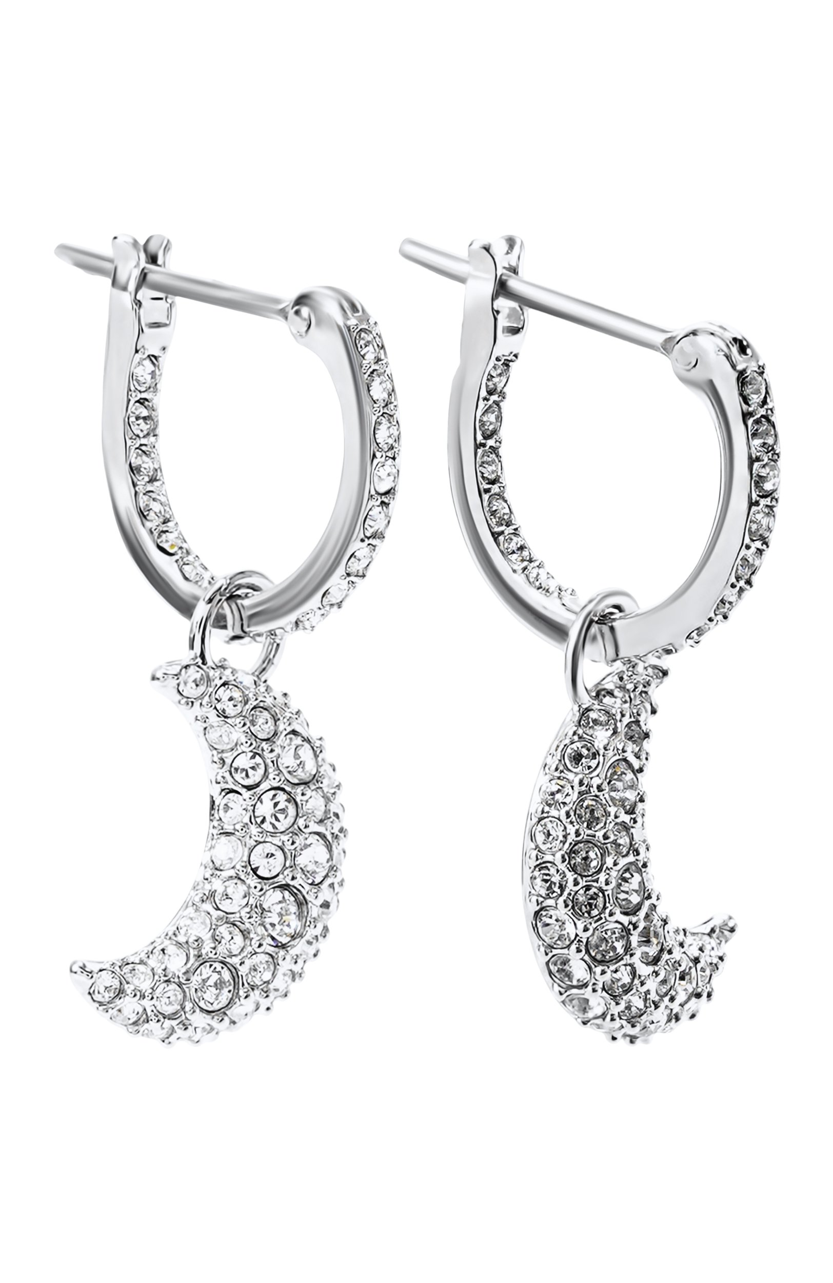 Серьги SWAROVSKI серебряного цвета по цене 18350 руб., арт. 5666157, фото 3 Серьги SWAROVSKI, арт. 5666157, фото 3
