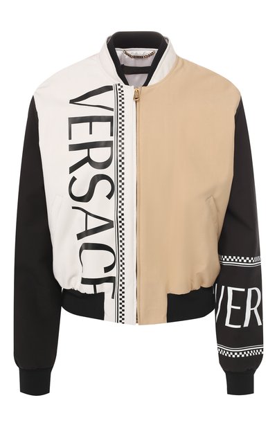 Женский хлопковый бомбер VERSACE, арт. A82091/A228180