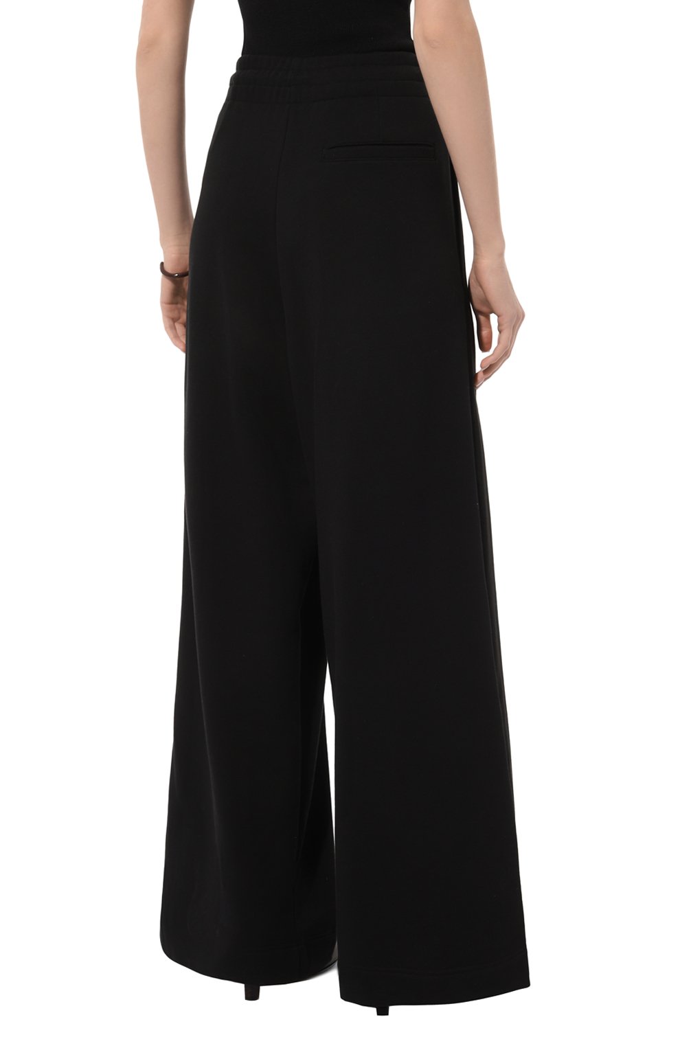Хлопковые брюки DRIES VAN NOTEN черного цвета по цене 51900 руб., арт. 011159-8610, фото 4 Хлопковые брюки DRIES VAN NOTEN, арт. 011159-8610, фото 4