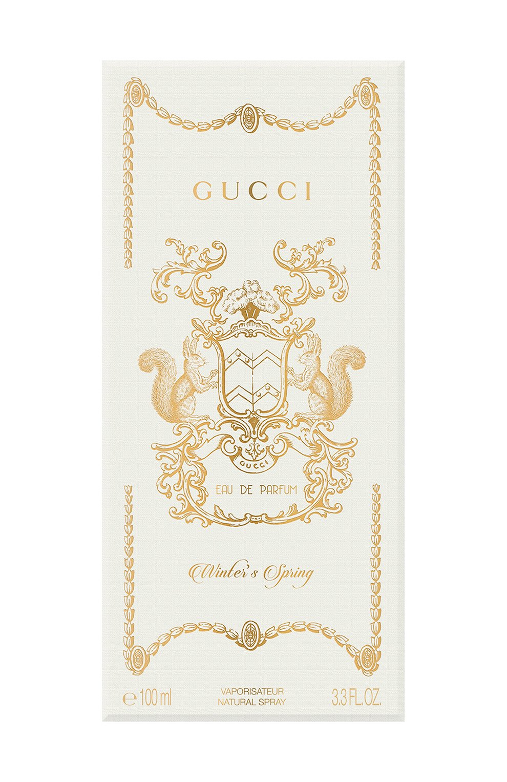 Парфюмированная вода winter's spring (100ml) GUCCI бесцветного цвета по цене 39230 руб., арт. 3614227767782, фото 3 Парфюмированная вода winter's spring (100ml) GUCCI, арт. 3614227767782, фото 3