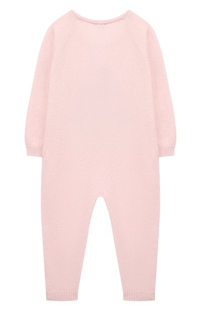 Комбинезон из шерсти и кашемира BABY T светло-розового цвета по цене 11900 руб., арт. 19AI141T/18M-2A, фото 2 Комбинезон из шерсти и кашемира BABY T, арт. 19AI141T/18M-2A, фото 2