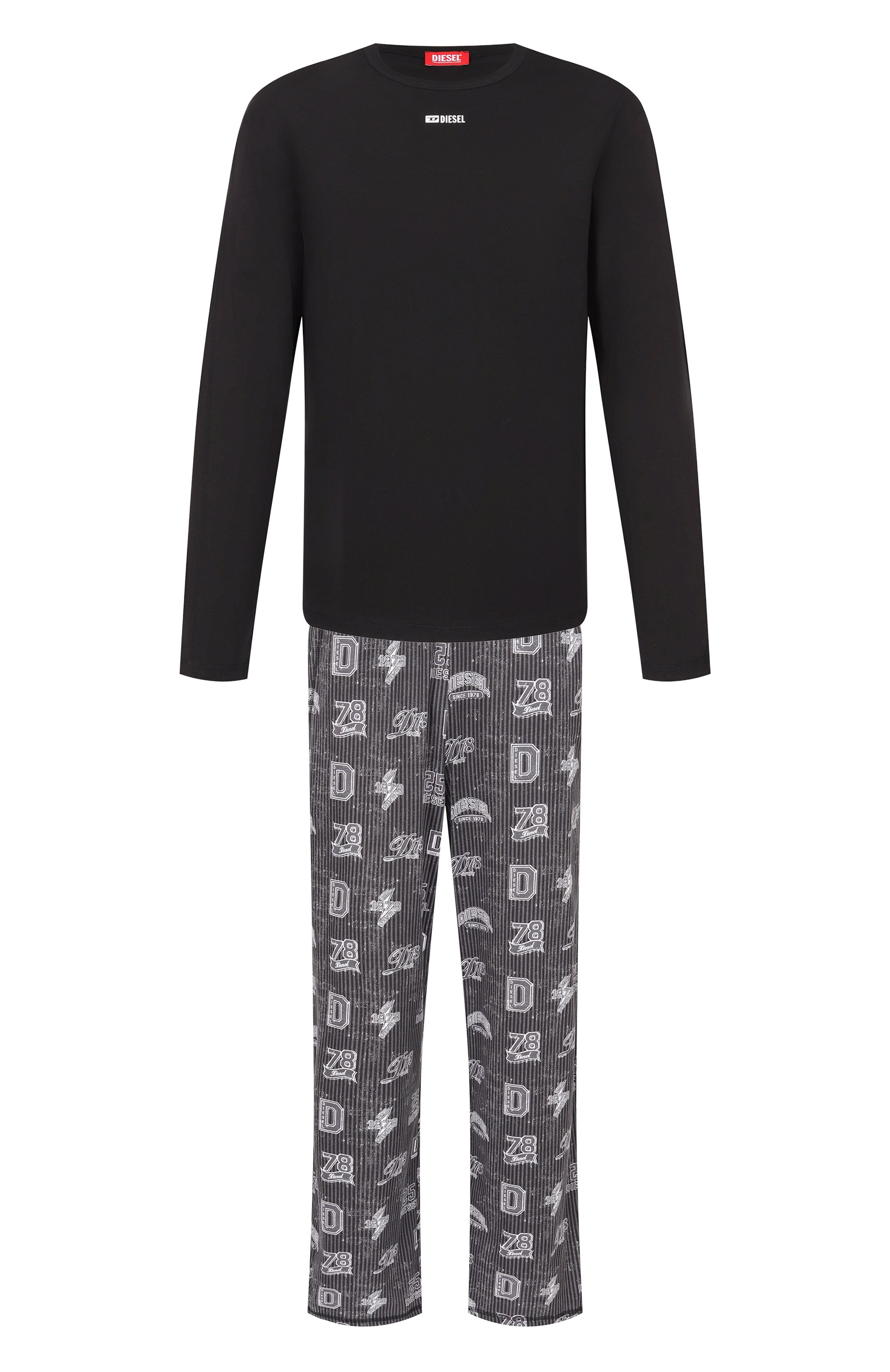 Хлопковая пижама DIESEL, арт. A21402/0LKDL, фото 1