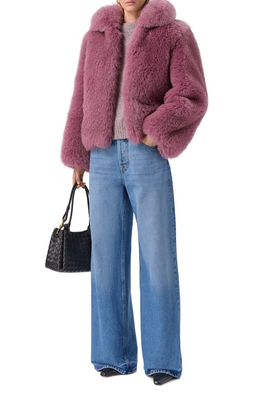 Шуба из песца Русский мех 13.5 AI Сиреневый  13.5 AI Фото 2