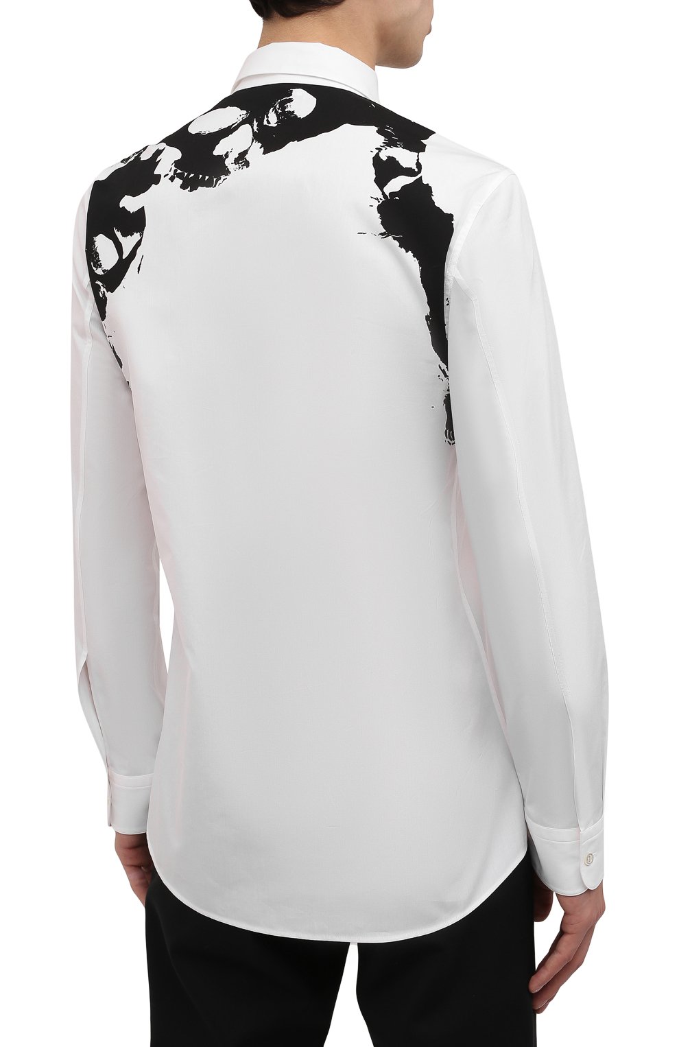 Хлопковая рубашка ALEXANDER MCQUEEN, арт. 682292/QS048, фото 4