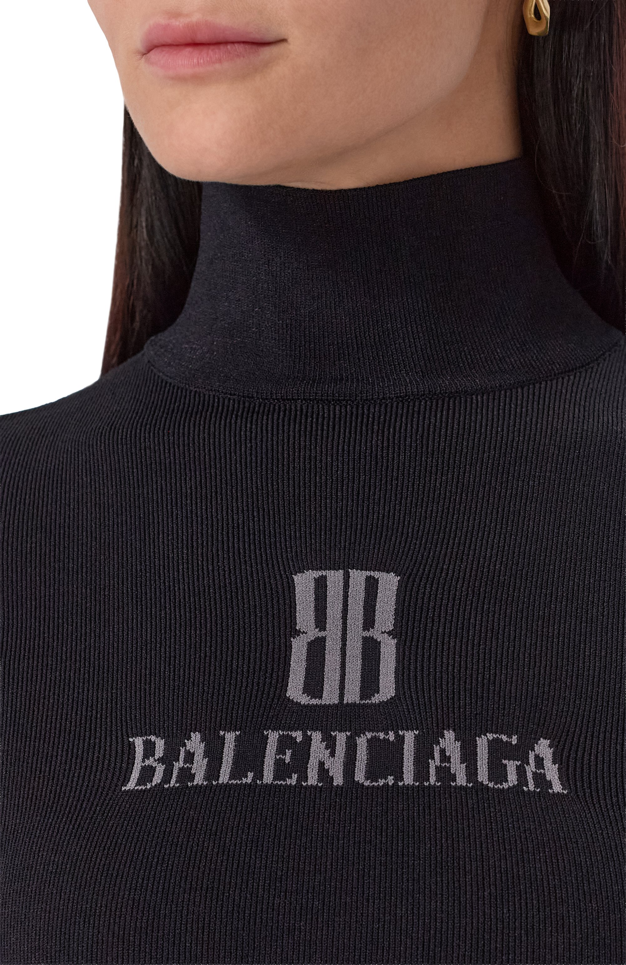 Водолазка из вискозы BALENCIAGA, арт. 835491/T5231, фото 5