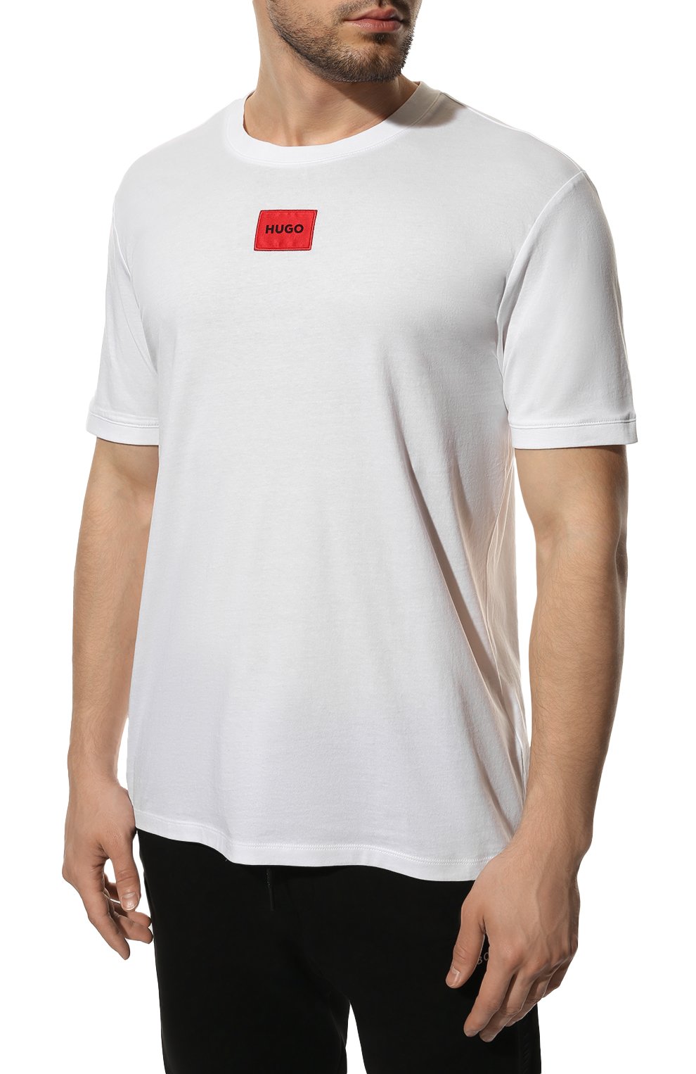 Хлопковая футболка HUGO, арт. 50447978, фото 3